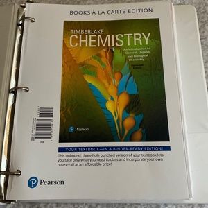 Loose Leaf Chemistry Textbook  978-0134554631